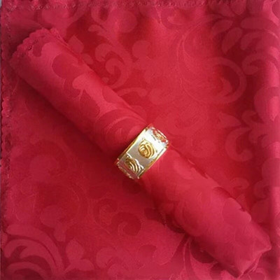 10 kom vjenčanih salveta Stolnjak Čajni ručnik Krpa za suđe Kuhinjska tkanina Božićni jacquard ukrasi Podmetači za posluživanje Podmetači za rođendane