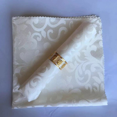 10 kom vjenčanih salveta Stolnjak Čajni ručnik Krpa za suđe Kuhinjska tkanina Božićni jacquard ukrasi Podmetači za posluživanje Podmetači za rođendane