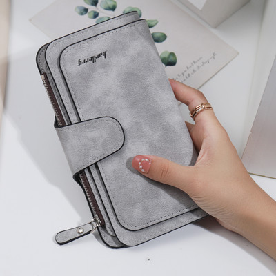 Portofel de dama din piele ecologica cu inscriptie in mai multe culori