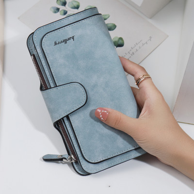 Portofel de dama din piele ecologica cu inscriptie in mai multe culori