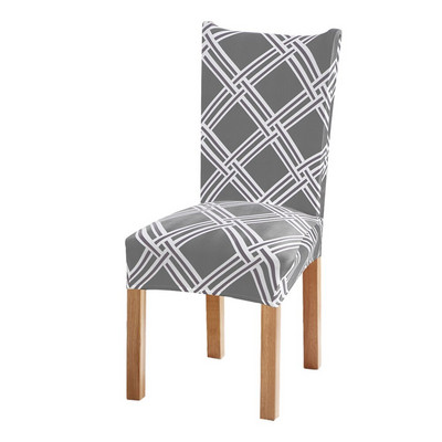 2/4/6 buc. Huse elastice elastice imprimate pentru scaune din Spandex, huse pentru scaune de bucătărie pentru sufragerie, protectie pentru petrecere de nuntă, banchet