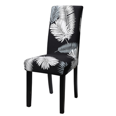 2/4/6 buc. Huse elastice elastice imprimate pentru scaune din Spandex, huse pentru scaune de bucătărie pentru sufragerie, protectie pentru petrecere de nuntă, banchet