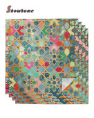 Színes marokkói asztali szalvéták kendőkészlet zsebkendő esküvői parti alátét Születésnapi bankett teaszalvéták