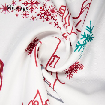 Σουπλά χαρτοπετσέτας με μοτίβο χριστουγεννιάτικων νιφάδων χιονιού Muwago που πλένονται αδιάβροχα αδιάβροχα, ανθεκτικά σε λεκέδες τραπεζαρίας Διακοσμητικά τραπεζοπετσέτες τραπεζαρίας