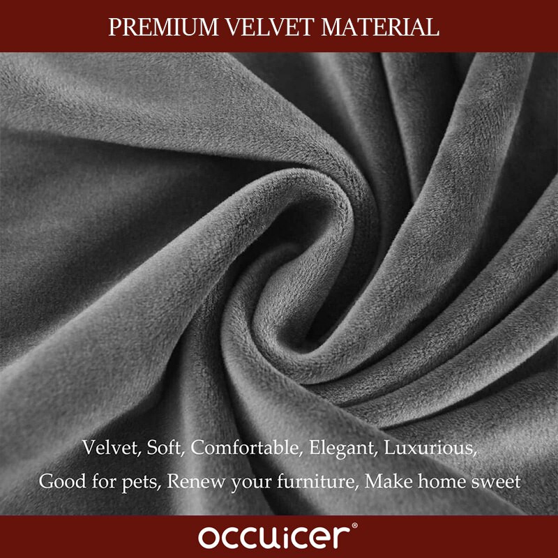 Aksominis kuokštinis valgomojo kėdės užvalkalas Svetainės ištemptas Wingback kėdės užvalkalas Elastinis sparno kėdės užvalkalas valgomojo virtuvei