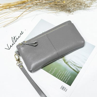 Portofel de dama din piele ecologica cu maner