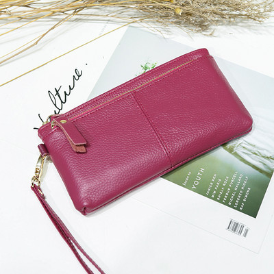 Portofel de dama din piele ecologica cu maner