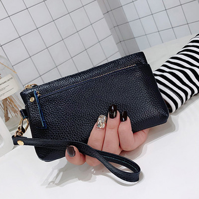 Portofel de dama din piele ecologica cu maner