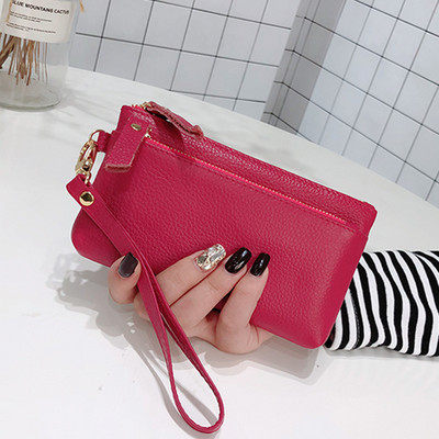 Portofel de dama din piele ecologica cu maner