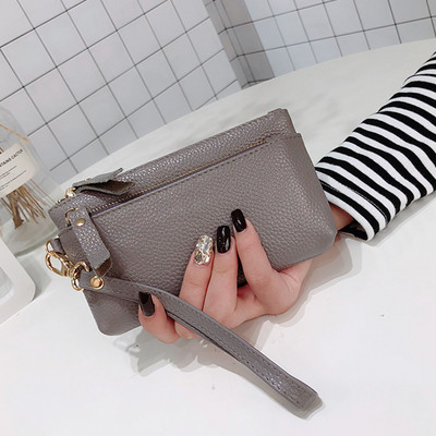 Portofel de dama din piele ecologica cu maner