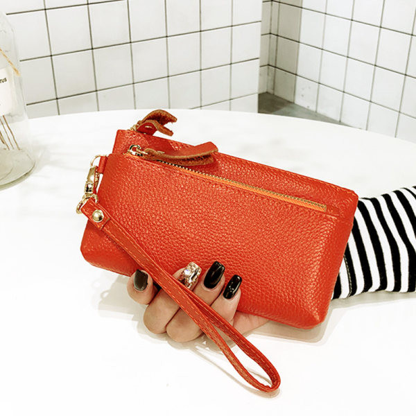 Portofel de dama din piele ecologica cu maner