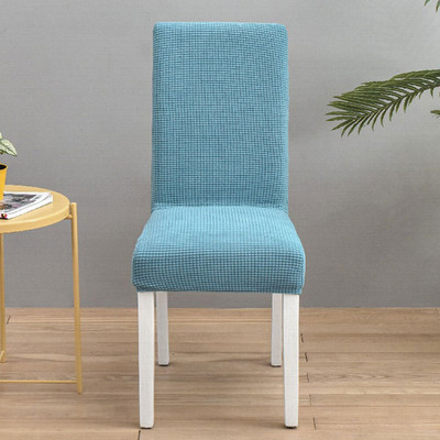Svetanya Blue Solid steppelt 3D székhuzat Slipcover spandex/poliészter szövet sztreccs elasztikus székvédő szék bankett
