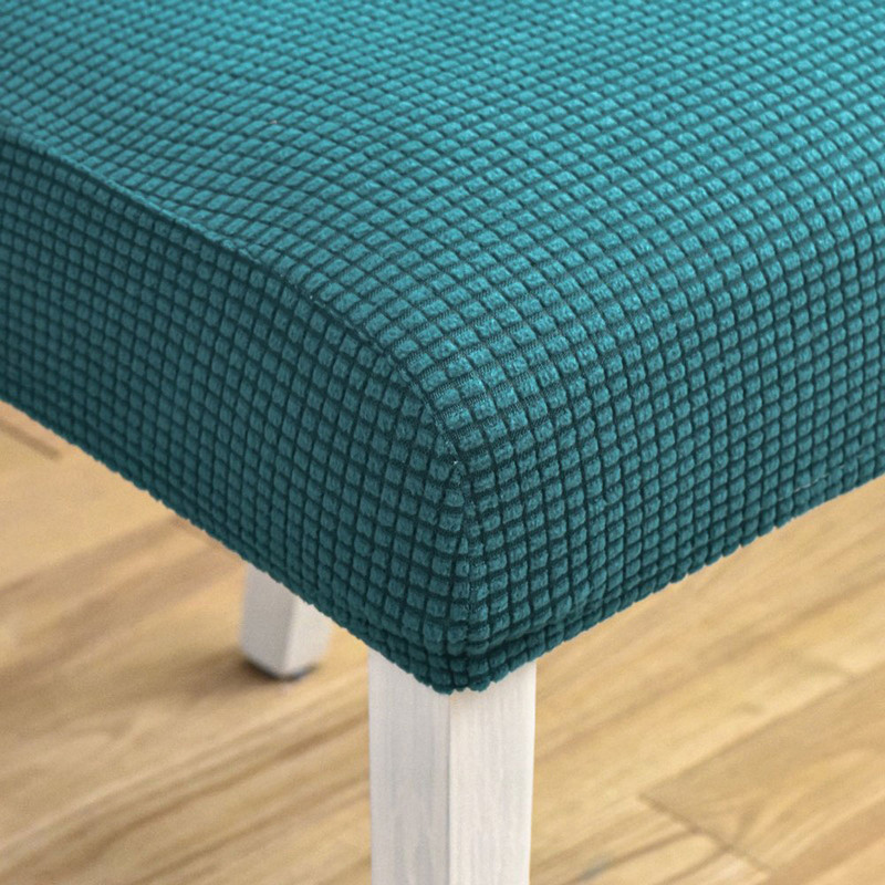 Svetanya Blue Solid steppelt 3D székhuzat Slipcover spandex/poliészter szövet sztreccs elasztikus székvédő szék bankett