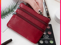 Portofel din piele ecologica cu fermoar