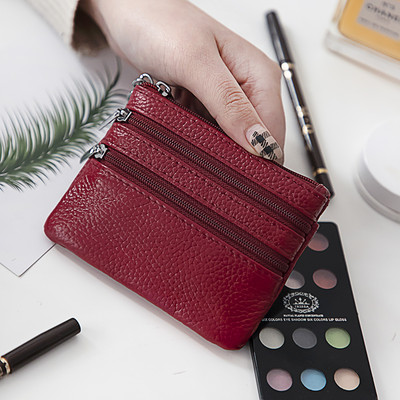 Portofel din piele ecologica cu fermoar