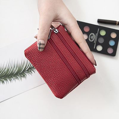 Portofel din piele ecologica cu fermoar