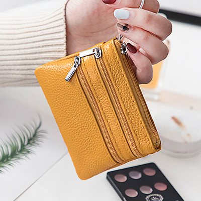 Portofel din piele ecologica cu fermoar