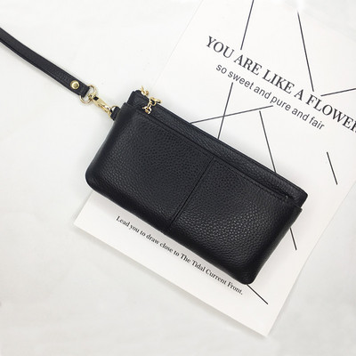 Model nou portofel de dama din piele cu maner