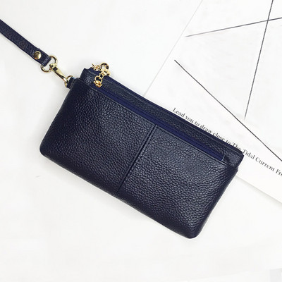 Model nou portofel de dama din piele cu maner