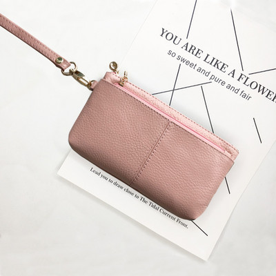 Model nou portofel de dama din piele cu maner