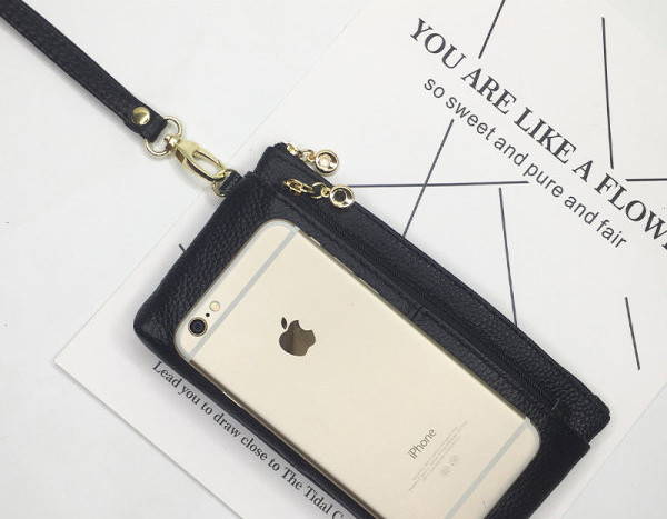 Model nou portofel de dama din piele cu maner