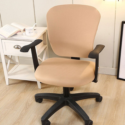 Poliészter székhuzat Forgó nyújtható irodai számítógépes asztali ülés otthoni vízálló elasztikus székhuzatok levehető huzat