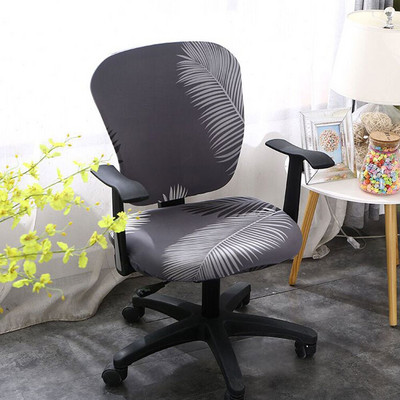 Poliészter székhuzat Forgó nyújtható irodai számítógépes asztali ülés otthoni vízálló elasztikus székhuzatok levehető huzat