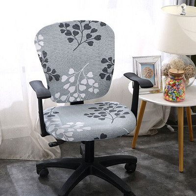 Poliészter székhuzat Forgó nyújtható irodai számítógépes asztali ülés otthoni vízálló elasztikus székhuzatok levehető huzat
