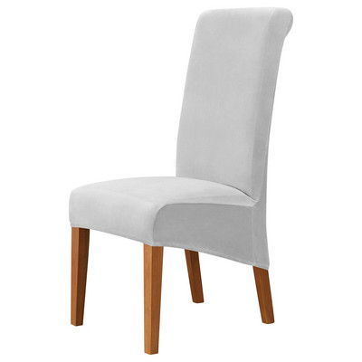 1 KOM Spandex Navlaka za stolice Sleighback Stolica Baršunasta tkanina Navlake za blagovaonske stolice za stolice Forro Para Sillas De Comedor