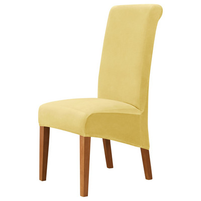 1 KOM Spandex Navlaka za stolice Sleighback Stolica Baršunasta tkanina Navlake za blagovaonske stolice za stolice Forro Para Sillas De Comedor