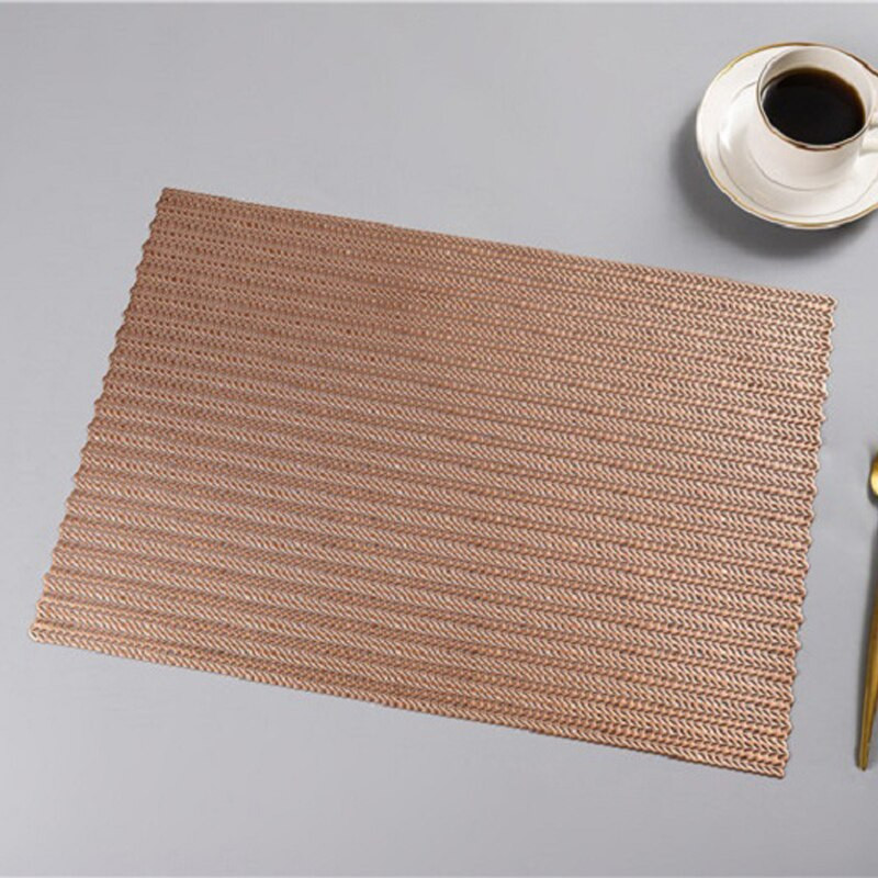 American Art Imitație țesătură Tampă de izolare PVC Life Set 2 bucăți Covorașe de masă de bucătărie PVC Servețel Art Decorativ Covoraș de friptură