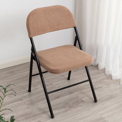 2 žakardo spalvos sulankstomų kėdžių užvalkalų rinkinys Valgomojo kėdės užvalkalas Biuro kompiuterio kėdės sėdynės užvalkalas, elastingas, elastingas