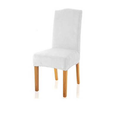 Bársonyos étkezőszékhuzat Spandex elasztikus székhuzat, étkezőszéki székhuzat ülőgarnitúra esküvői szállodai banketthez