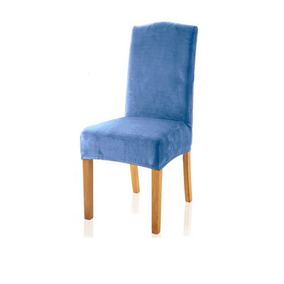 Bársonyos étkezőszékhuzat Spandex elasztikus székhuzat, étkezőszéki székhuzat ülőgarnitúra esküvői szállodai banketthez