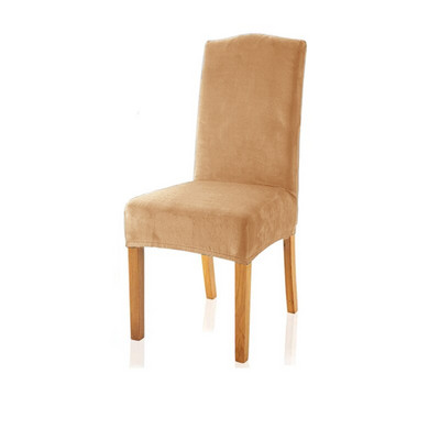 Bársonyos étkezőszékhuzat Spandex elasztikus székhuzat, étkezőszéki székhuzat ülőgarnitúra esküvői szállodai banketthez