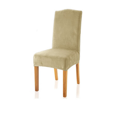 Bársonyos étkezőszékhuzat Spandex elasztikus székhuzat, étkezőszéki székhuzat ülőgarnitúra esküvői szállodai banketthez