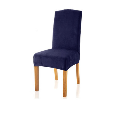 Bársonyos étkezőszékhuzat Spandex elasztikus székhuzat, étkezőszéki székhuzat ülőgarnitúra esküvői szállodai banketthez