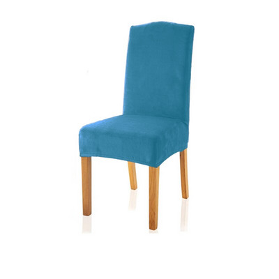 Bársonyos étkezőszékhuzat Spandex elasztikus székhuzat, étkezőszéki székhuzat ülőgarnitúra esküvői szállodai banketthez