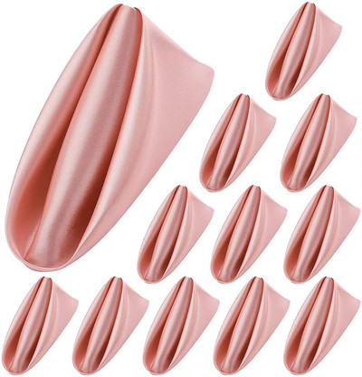 20db Foltos szalvéta esküvői bankett asztaldísz poliészter vászon szalvétatartó alátét Szövet vászon terítő parti dekoráció