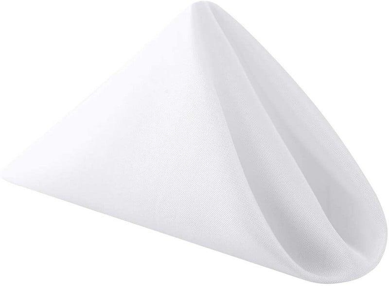 10 bucăți șervețel de pânză 50x50cm lenjerie de masă pentru decorațiuni de nuntă din bumbac pur, alb, servire la restaurant, la banchet, roșu de loc, prosop de ceai