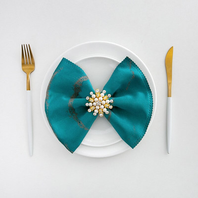 6db Asztali szalvéta Jacquard Vastag Decoupage Esküvői Dekoráció Lakberendezés Csúcsminőségű Születésnapi Kellékek Vacsoraalátét Mosható