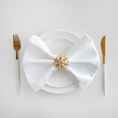 6db Asztali szalvéta Jacquard Vastag Decoupage Esküvői Dekoráció Lakberendezés Csúcsminőségű Születésnapi Kellékek Vacsoraalátét Mosható