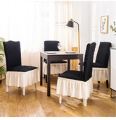 Prabangūs Seersucker kėdžių užvalkalai Spandex audinio kėdžių užvalkalai namams Viešbučio valgomojo ceremonijos banketų vestuvių vakarėliui