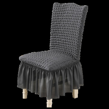 Луксозни висококачествени калъфи за столове Seersucker Калъфи за столове от спандекс плат за дома, хотел, трапезария, церемония, банкет, сватбено тържество