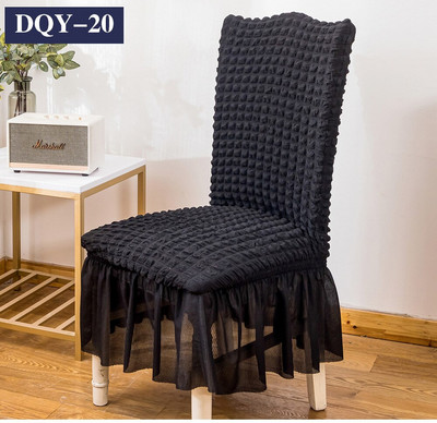 Prabangūs Seersucker kėdžių užvalkalai Spandex audinio kėdžių užvalkalai namams Viešbučio valgomojo ceremonijos banketų vestuvių vakarėliui