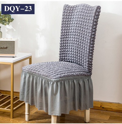 Prabangūs Seersucker kėdžių užvalkalai Spandex audinio kėdžių užvalkalai namams Viešbučio valgomojo ceremonijos banketų vestuvių vakarėliui