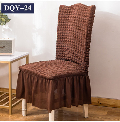 Prabangūs Seersucker kėdžių užvalkalai Spandex audinio kėdžių užvalkalai namams Viešbučio valgomojo ceremonijos banketų vestuvių vakarėliui