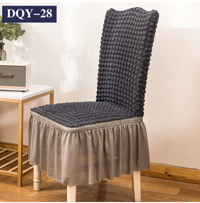 Prabangūs Seersucker kėdžių užvalkalai Spandex audinio kėdžių užvalkalai namams Viešbučio valgomojo ceremonijos banketų vestuvių vakarėliui