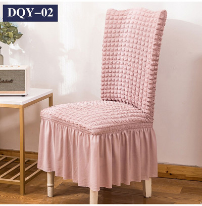 Prabangūs Seersucker kėdžių užvalkalai Spandex audinio kėdžių užvalkalai namams Viešbučio valgomojo ceremonijos banketų vestuvių vakarėliui