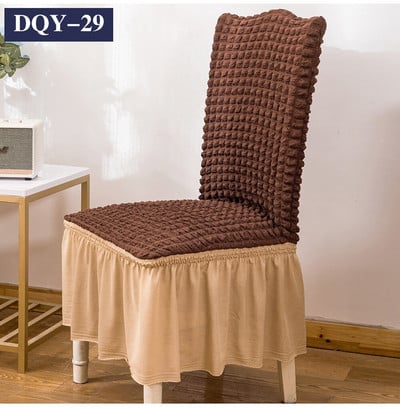 Prabangūs Seersucker kėdžių užvalkalai Spandex audinio kėdžių užvalkalai namams Viešbučio valgomojo ceremonijos banketų vestuvių vakarėliui
